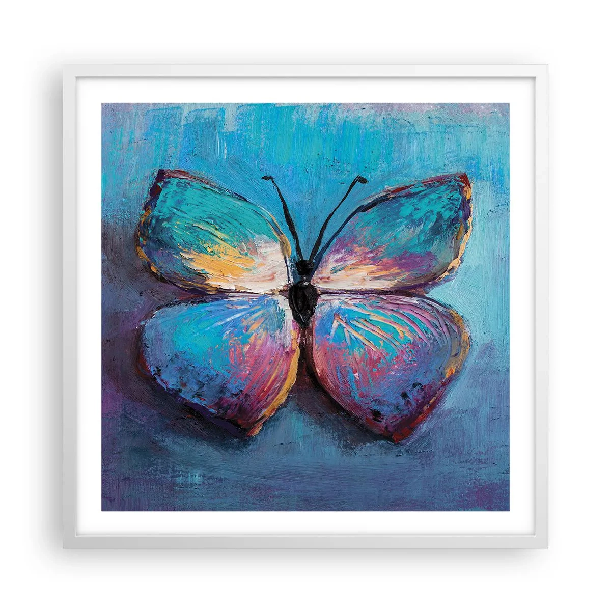 Poster in white frmae - In Full Splendour - 60x60 cm