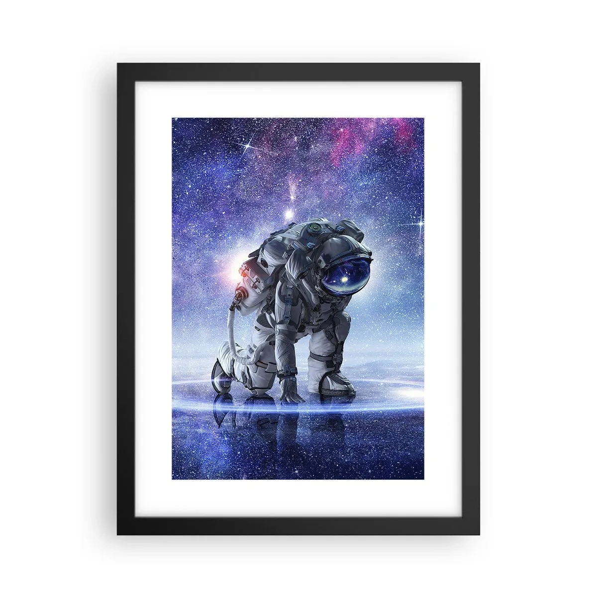 Poster in black frame - Starry Night above Me - 30x40 cm