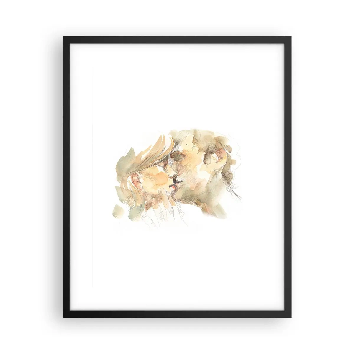 Poster in black frame - The Missing Half? - 40x50 cm