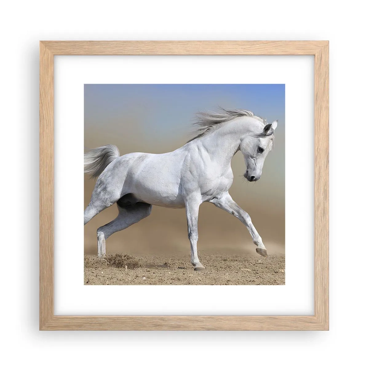 Poster in light oak frame - The Most Beautiful Arabic Tale - 30x30 cm