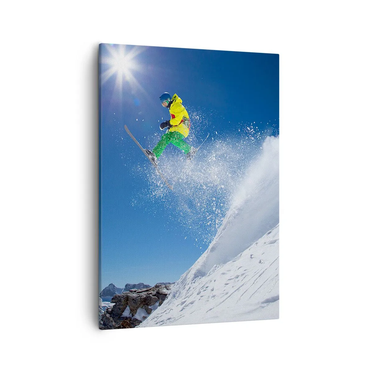 Canvas picture - Dancing with the Mountains - 50x70 cm