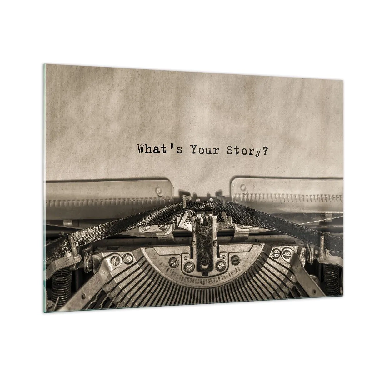 Glass picture - Tell Me  - 100x70 cm