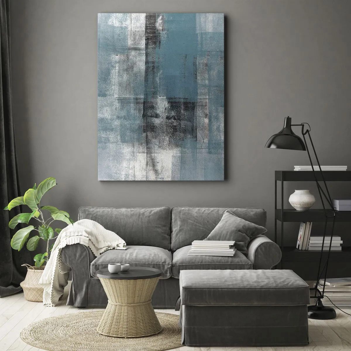 Canvas picture - Water and Air - 80x120 cm