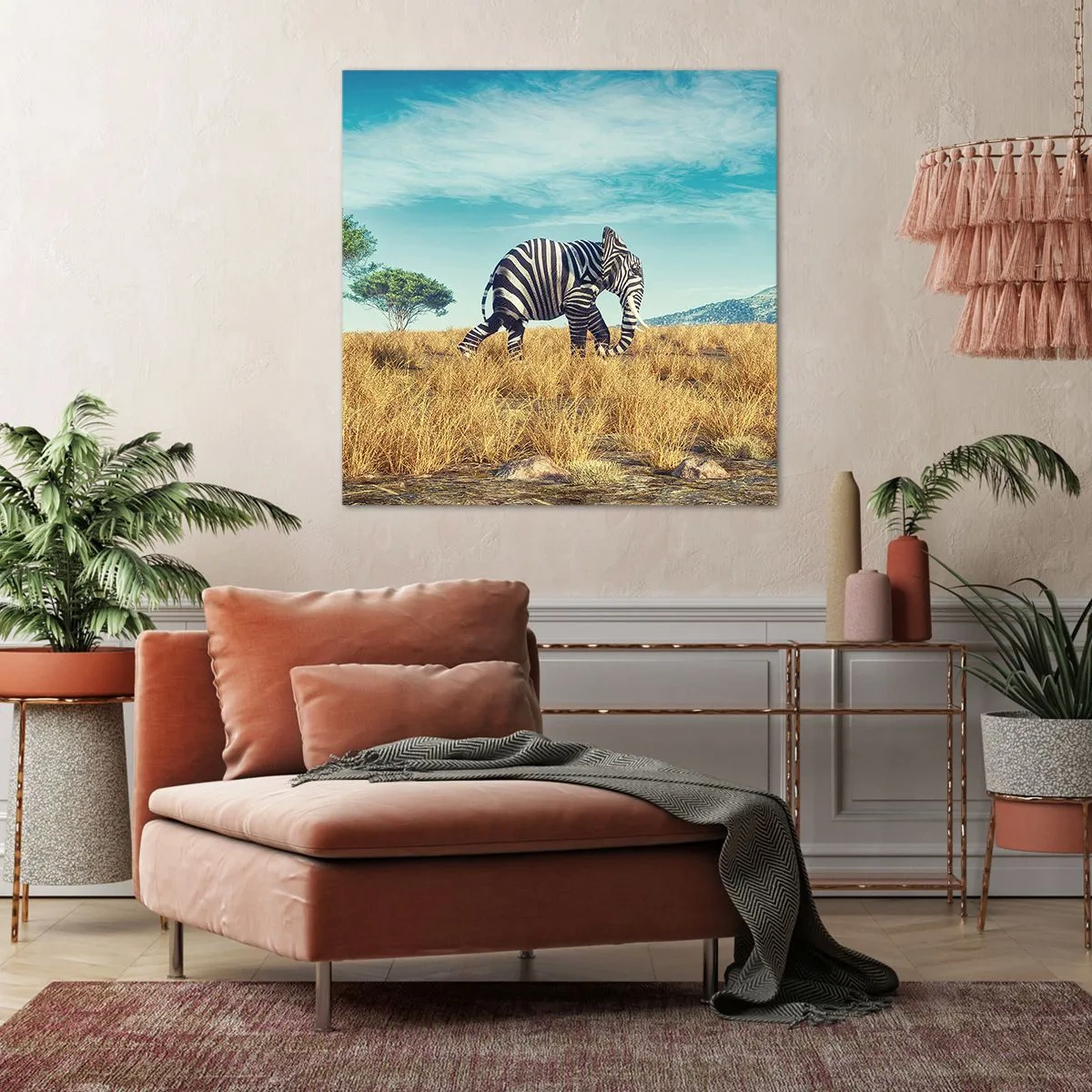 Canvas picture - Greyness Is Not In Fashion - 40x40 cm