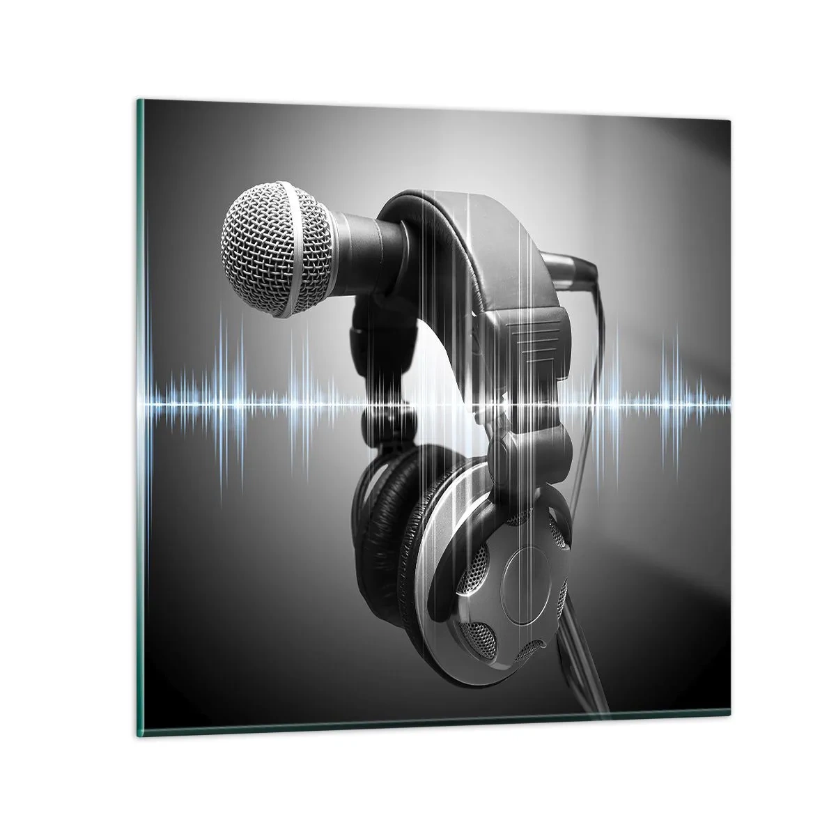 Glass picture - You Can Still Hear the Singing - 70x70 cm