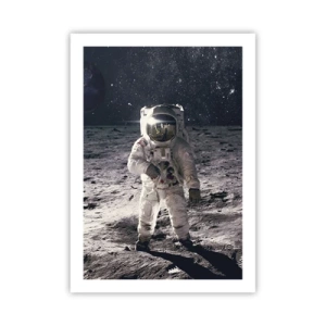 Poster - Greetings from the Moon - 50x70 cm