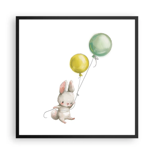 Poster in black frame - I Will Fly Too! - 60x60 cm