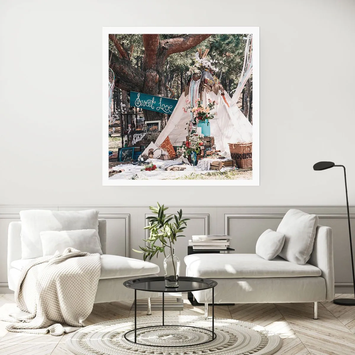 Poster - Make Love… - 60x60 cm