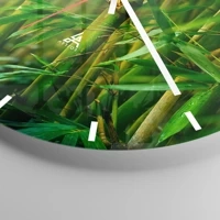 Clock face with lines