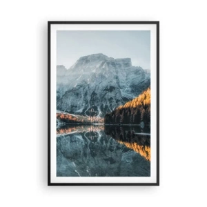 Poster in black frame - Mirror Landscape - 61x91 cm