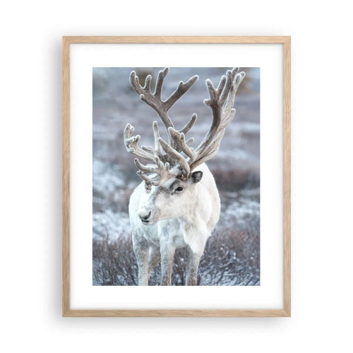 Poster in light oak frame - Portrait in the Sun - 40x50 cm