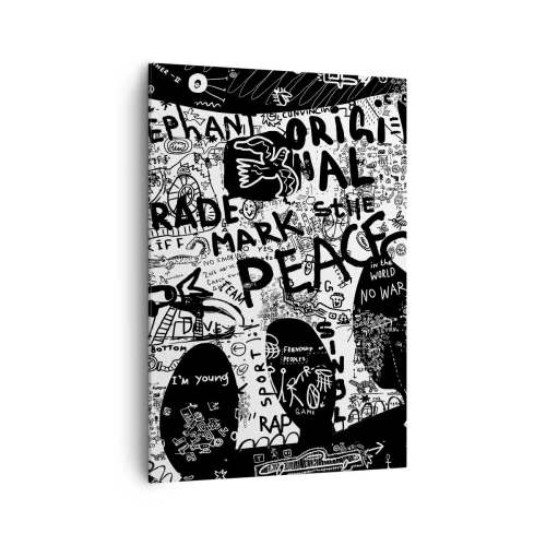 Canvas picture - Rich World of the Street - 70x100 cm