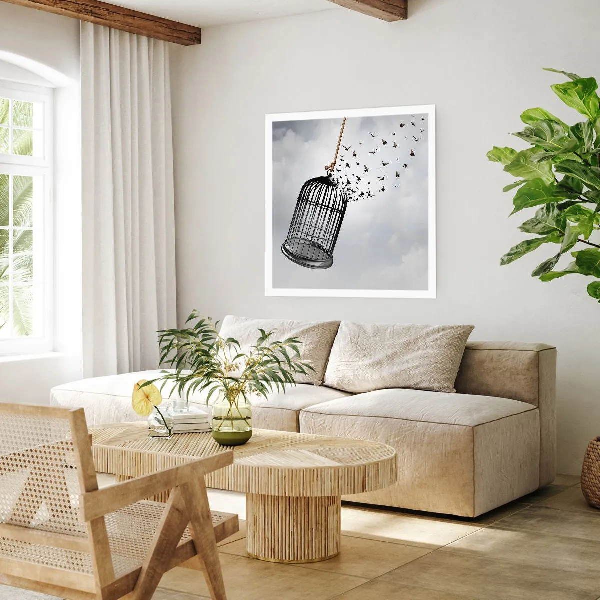 Poster - Faith…Hope…Freedom! - 60x60 cm