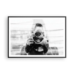 Poster in black frame - Creator and the Creation - 100x70 cm