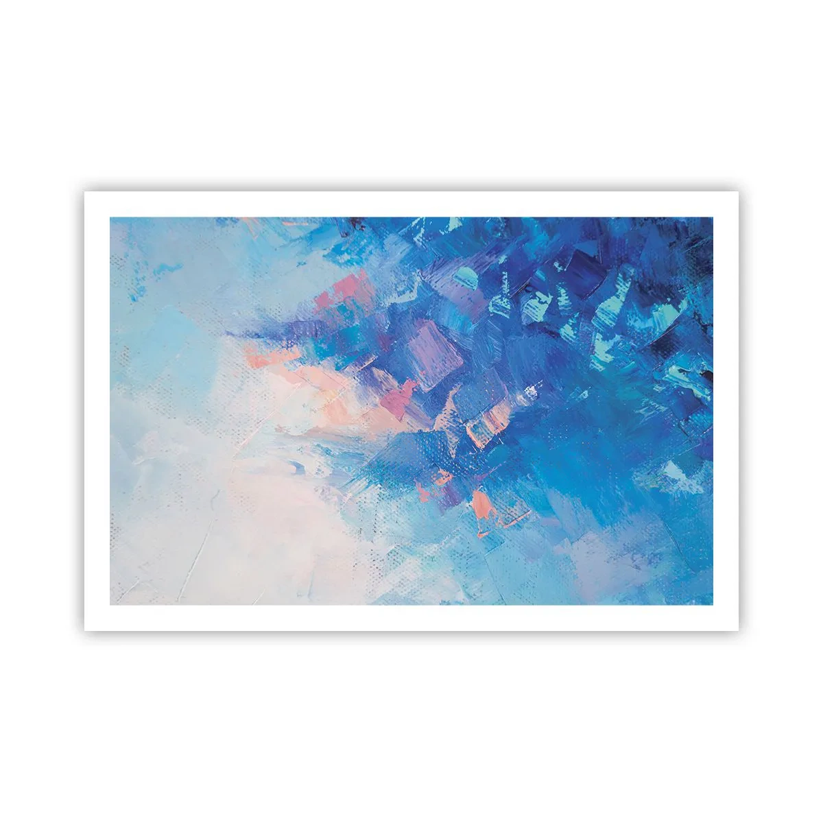 Poster - Winter Abstract - 91x61 cm