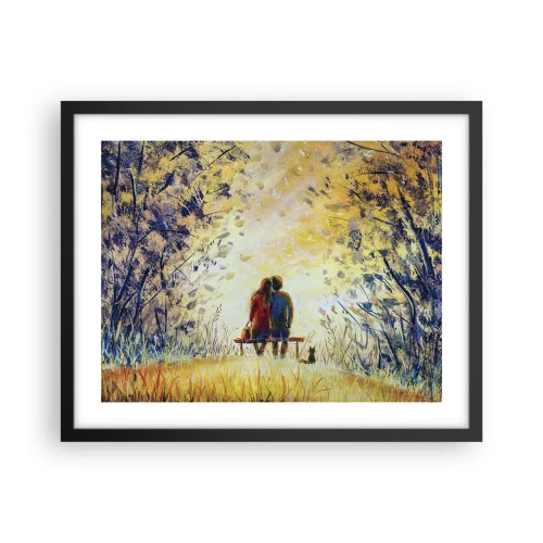 Poster in black frame - Magical Moment - 50x40 cm