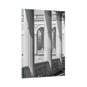 Glass picture - Sunny Arcade - 50x70 cm