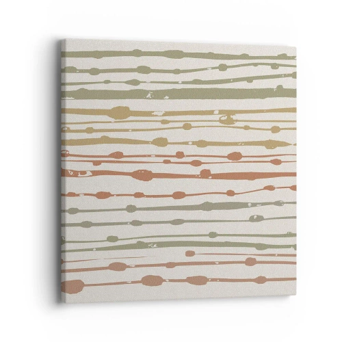 Canvas picture - Musical Colour Notation - 40x40 cm