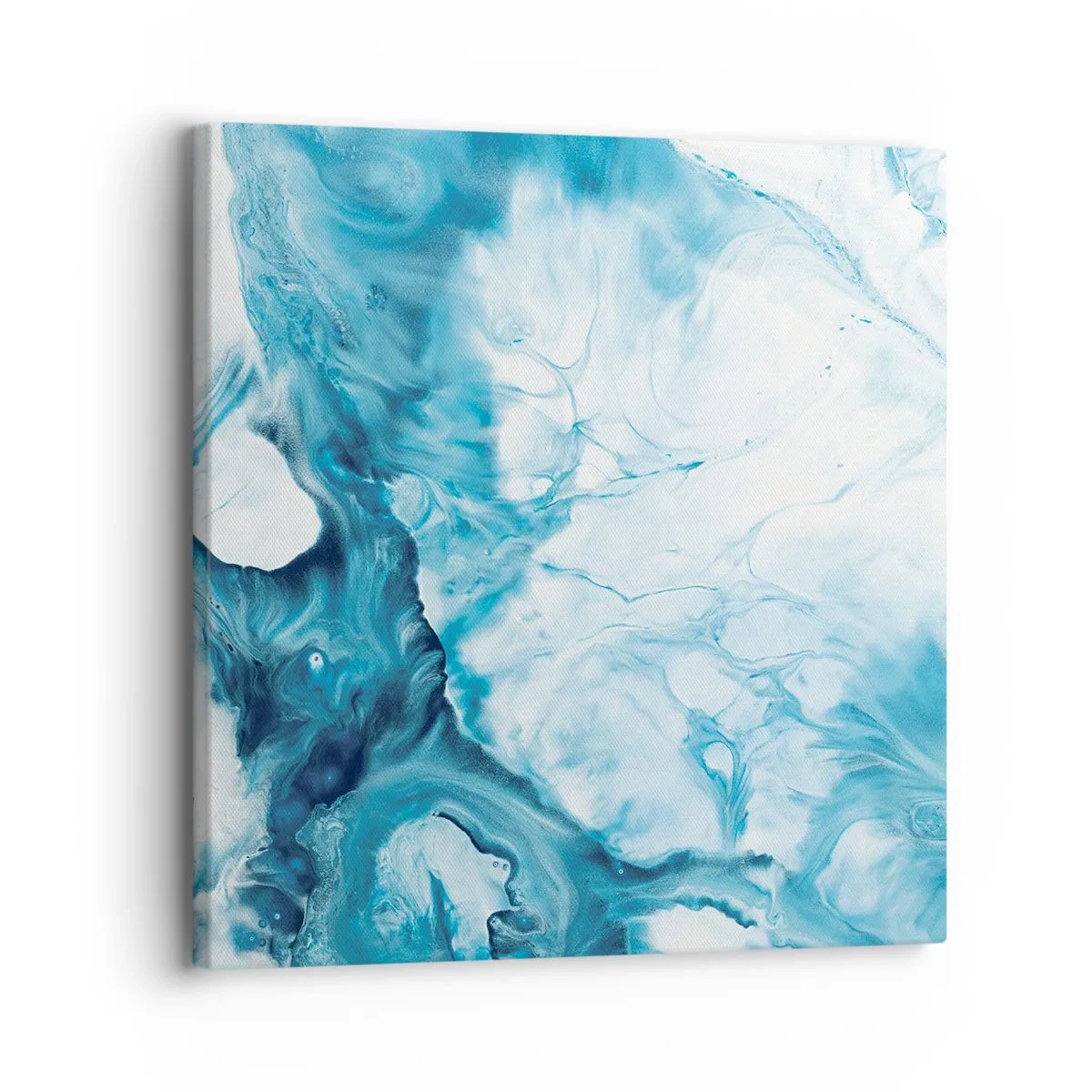 Canvas picture - Concert of Blue - 30x30 cm