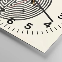Clock face with numbers