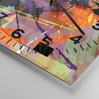 Clock face with numbers