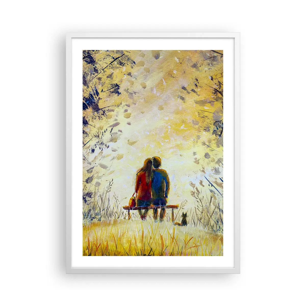 Poster in white frmae - Magical Moment - 50x70 cm