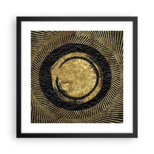 Poster in black frame - Composition Glamour - 40x40 cm