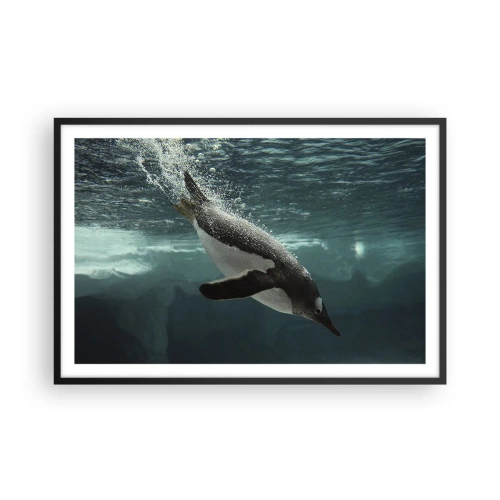 Poster in black frame - Welcome to My World - 91x61 cm