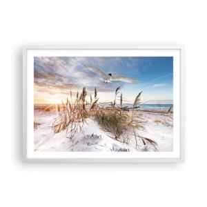 Poster in white frmae - Wind from the Sea - 70x50 cm