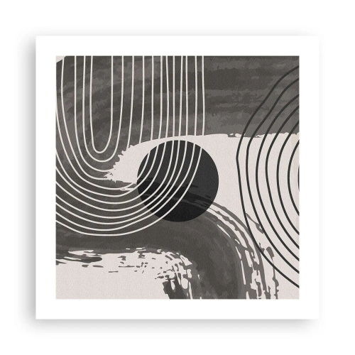 Poster - Oval Wins - 50x50 cm