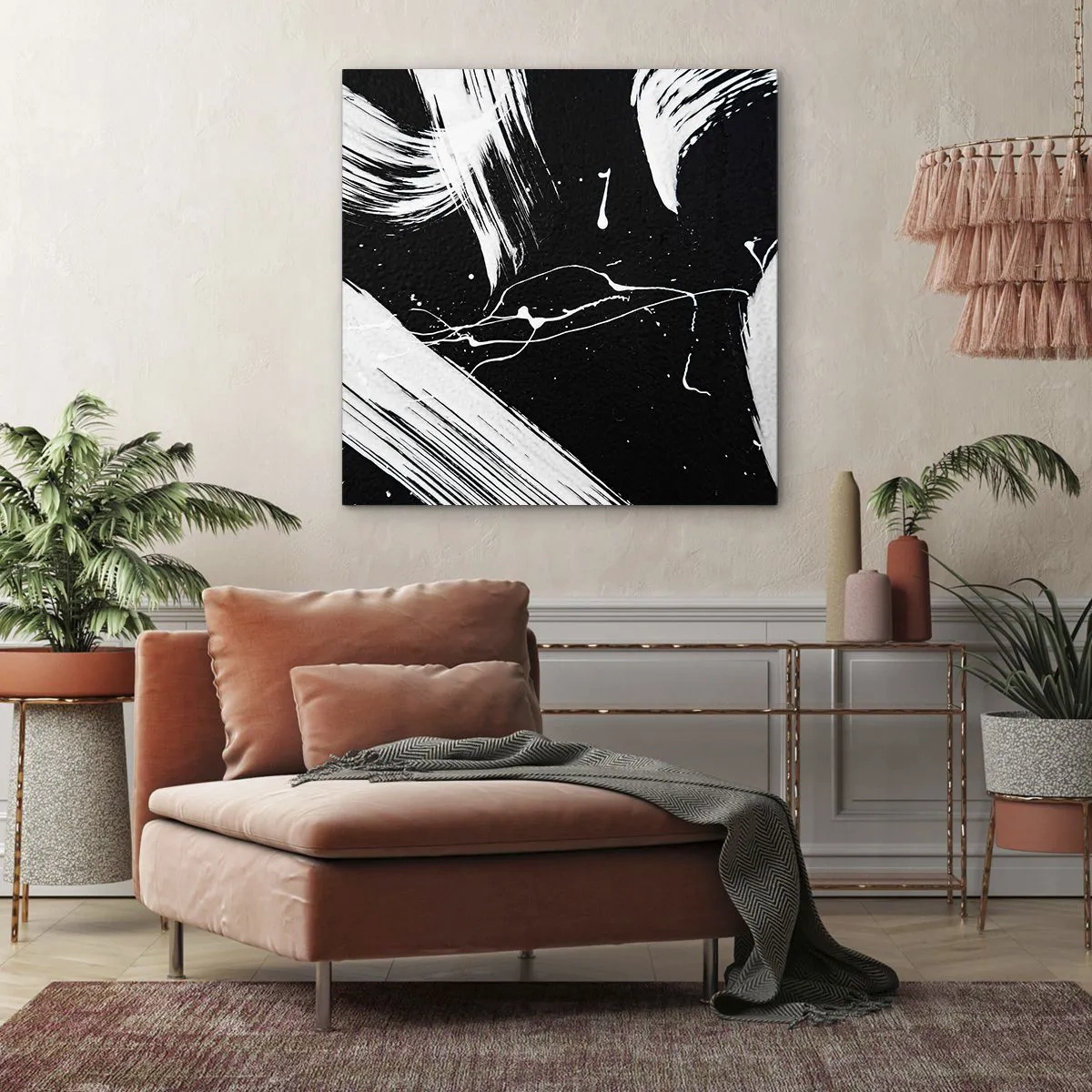 Canvas picture - Breaking the Darkness - 30x30 cm