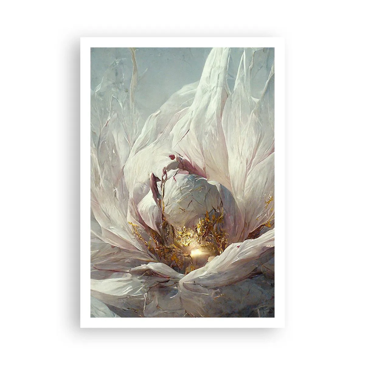 Poster - It Blooms Once Every Hunderd Years - 70x100 cm
