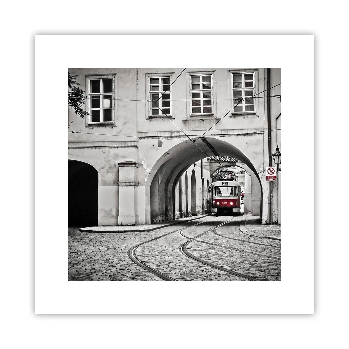 Poster - Through City Labirynth - 30x30 cm