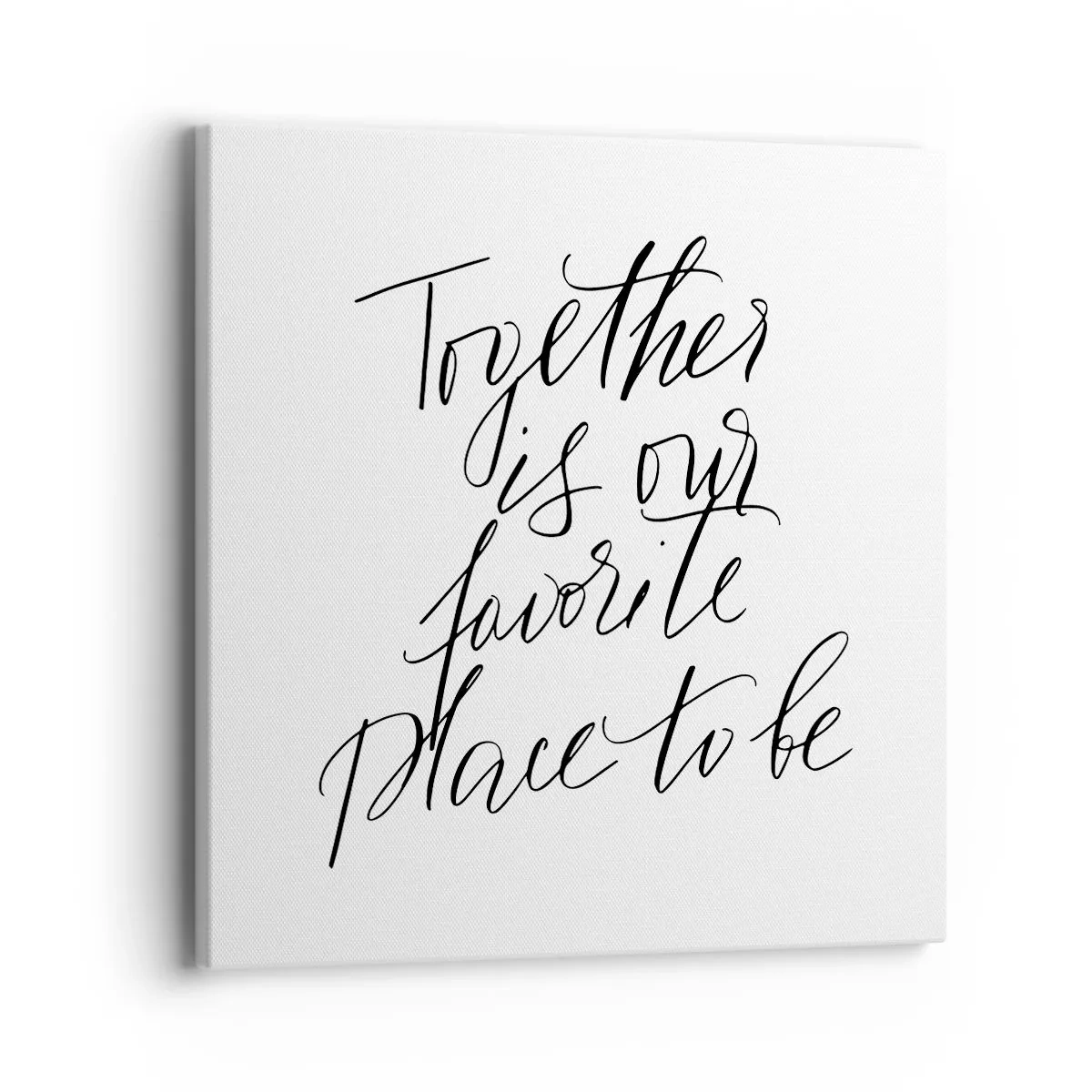 Canvas picture - Do You Also Feel This? - 40x40 cm