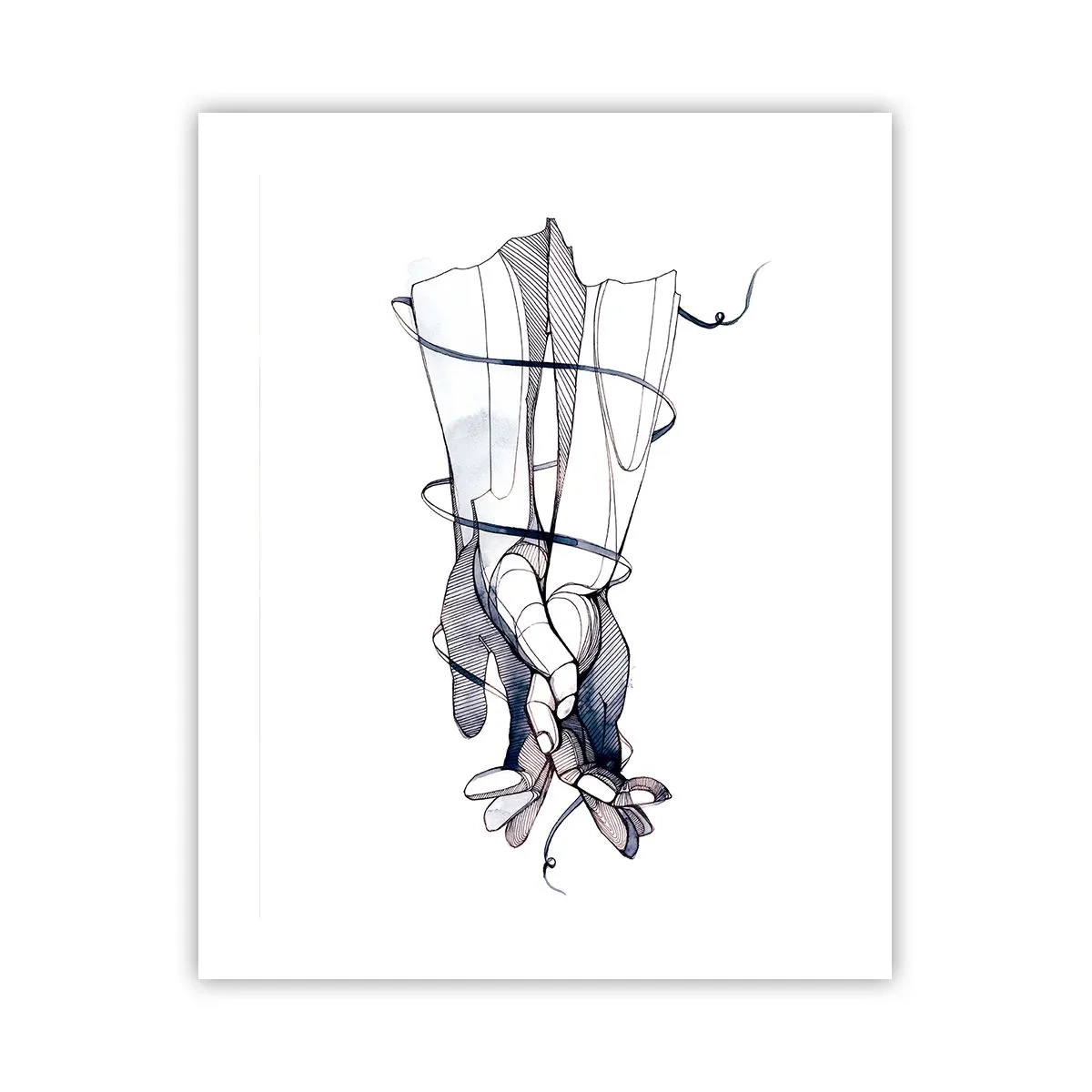 Poster - Study of Touch - 40x50 cm