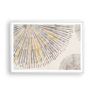 Poster in white frmae - Beauty of a Ray - 100x70 cm