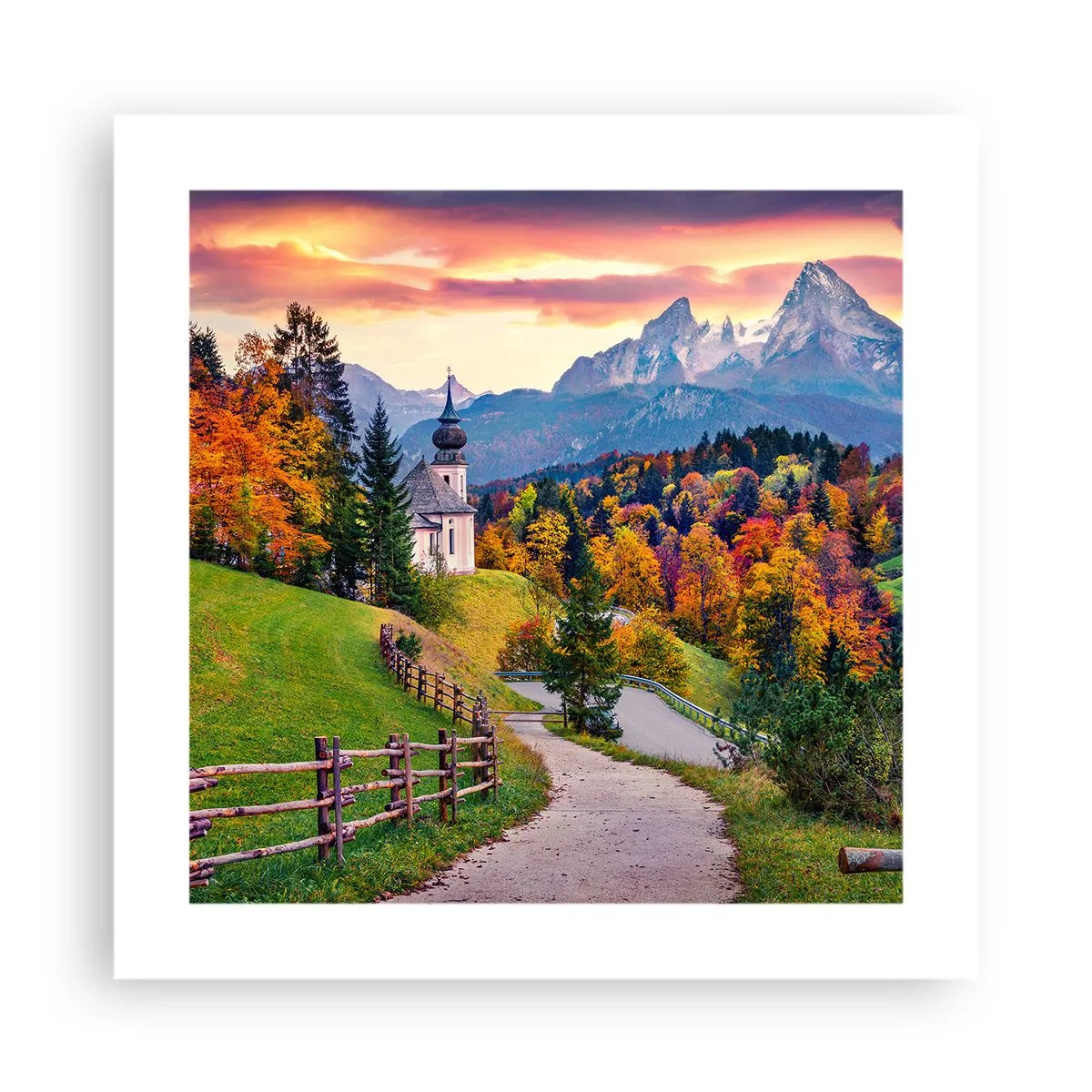 Poster - Landscape Like a Picture - 40x40 cm