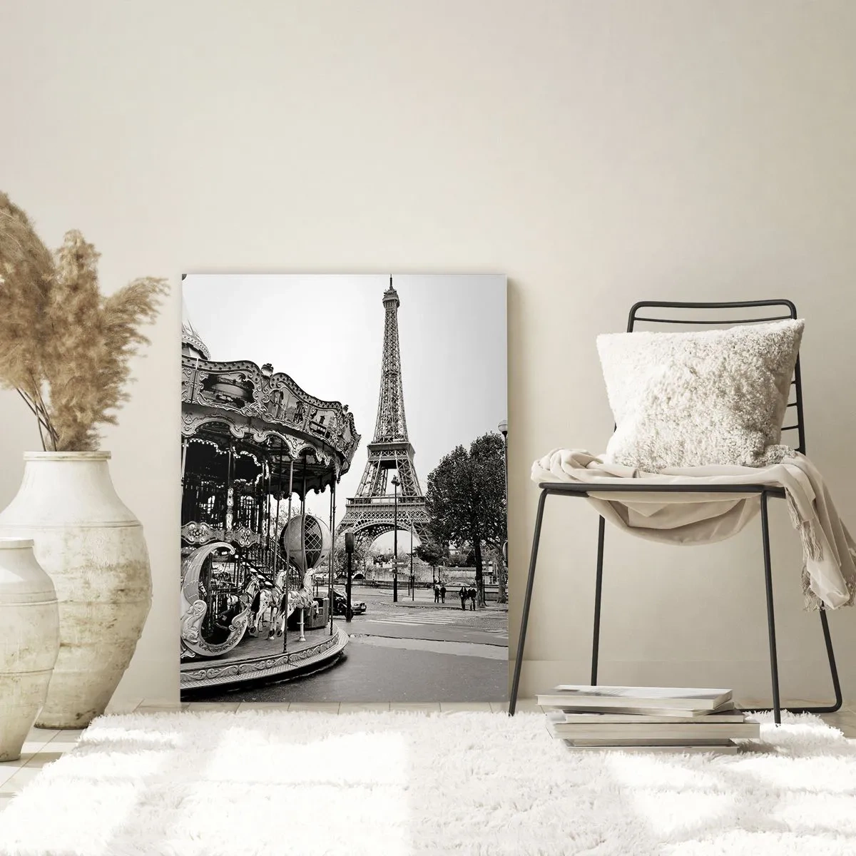 Glass picture - Such Fun Only in Paris - 50x70 cm