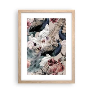 Poster in light oak frame - In Palace Garden - 30x40 cm