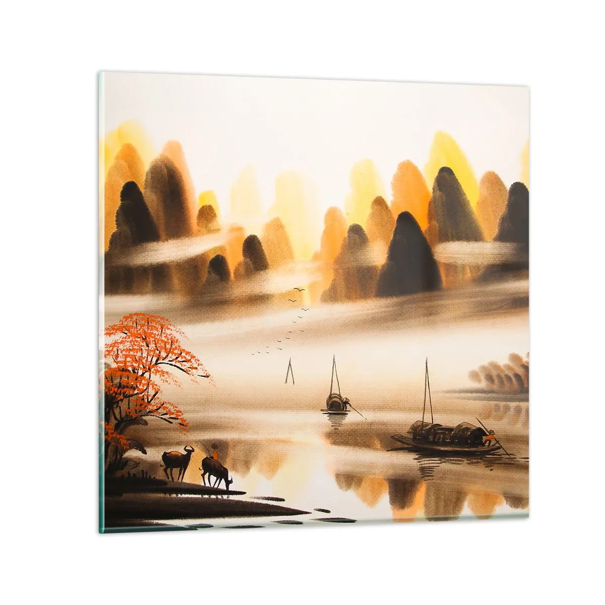 Glass picture - Further than Far East - 60x60 cm