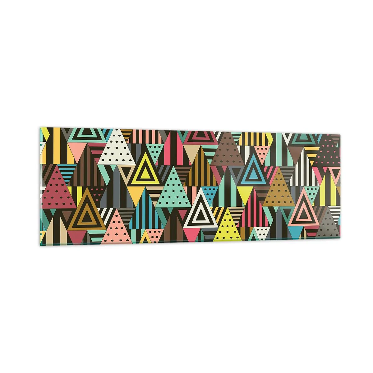 Glass picture - In Rhythm on Three - 90x30 cm