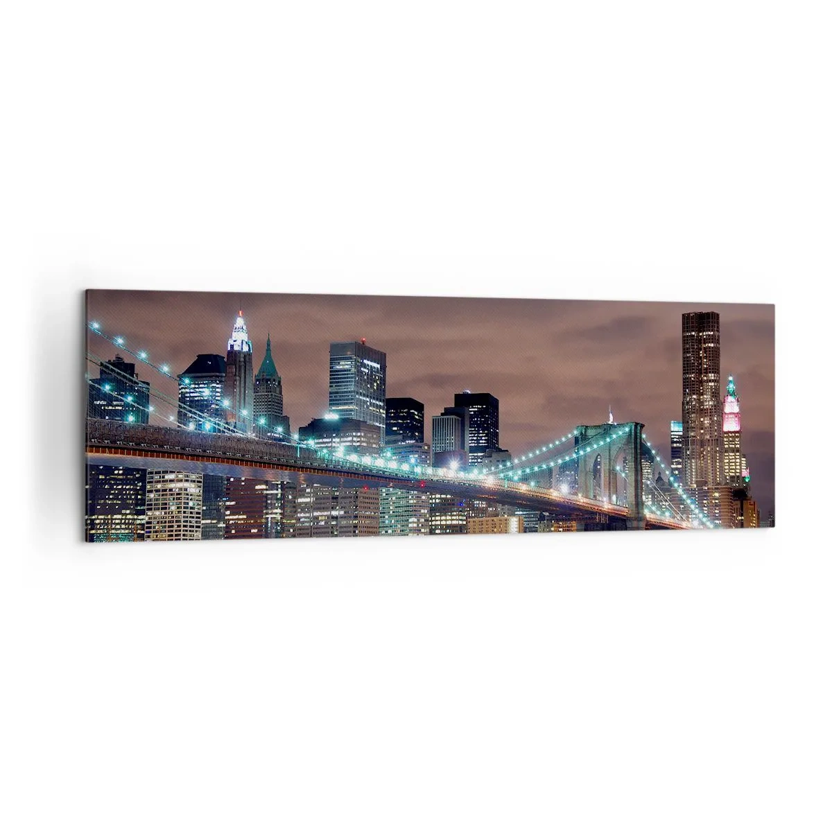 Canvas picture - Big City Lights - 160x50 cm
