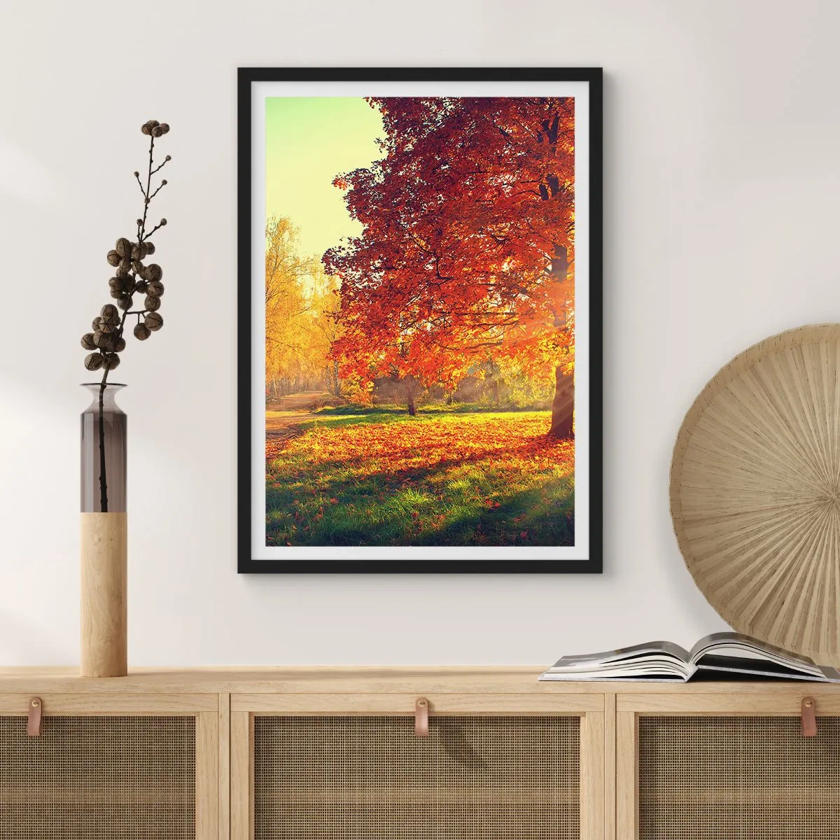 Poster in black frame - Ginger Is Beautiful - 70x100 cm