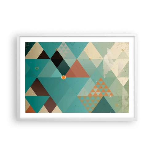 Poster in white frmae - Unity in Multitude, Multitude of Unity - 70x50 cm