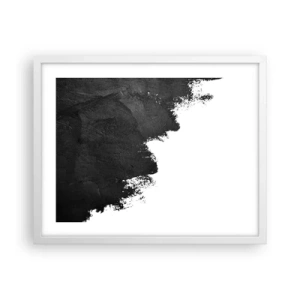 Poster in white frmae - Elements: Earth - 50x40 cm