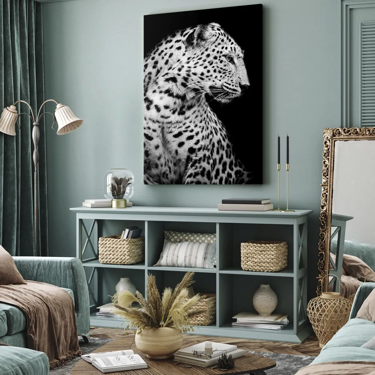 Canvas picture - A Perfect Right Profile  - 50x70 cm