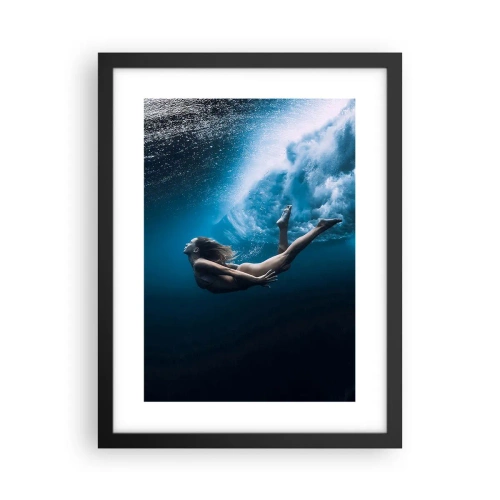 Poster in black frame - Contemporary Syren - 30x40 cm