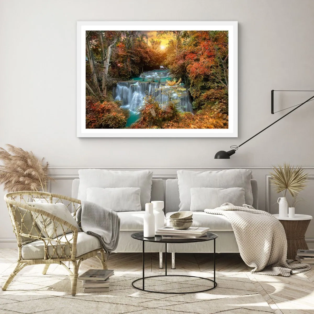 Poster in white frmae - Hidden Forest Treasure - 70x50 cm