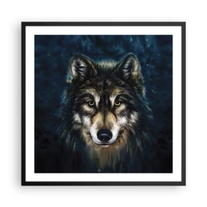 Poster in black frame - Alpha? And Omega - 60x60 cm