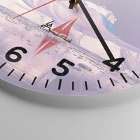 Clock face with numbers